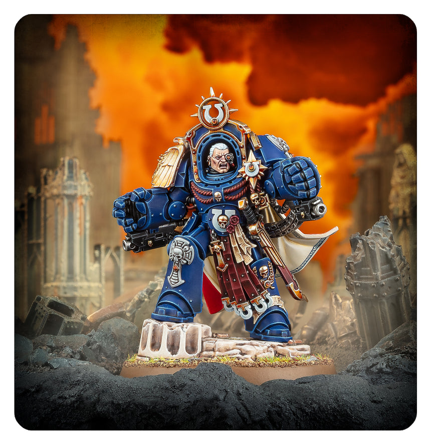 Warhammer 40,000: Ultramarines: Marneus Calgar in Armour of Antilochus