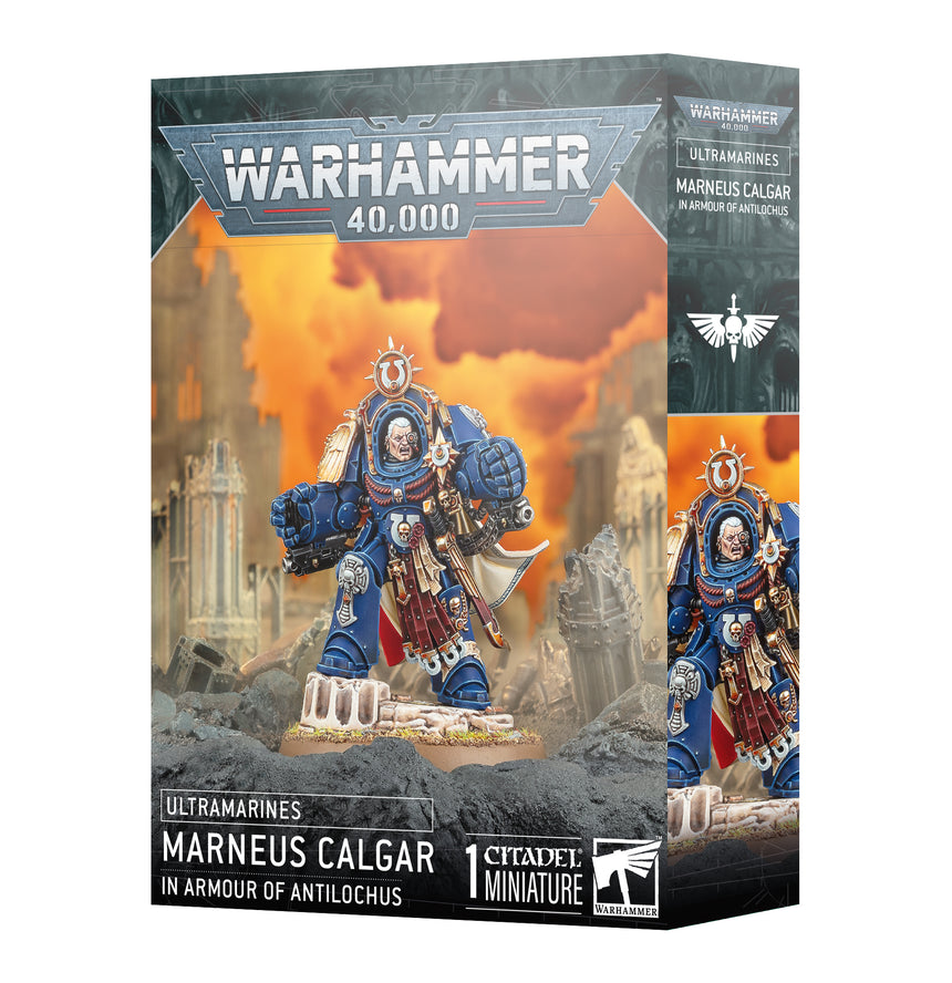 Warhammer 40,000: Ultramarines: Marneus Calgar in Armour of Antilochus