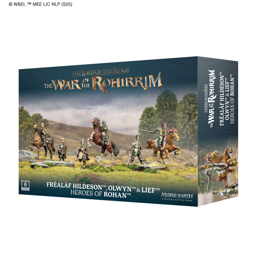 Middle-Earth Strategy Battle Game: Fréaláf Hildeson™, Olwyn™ & Lief™, Heroes of Rohan™