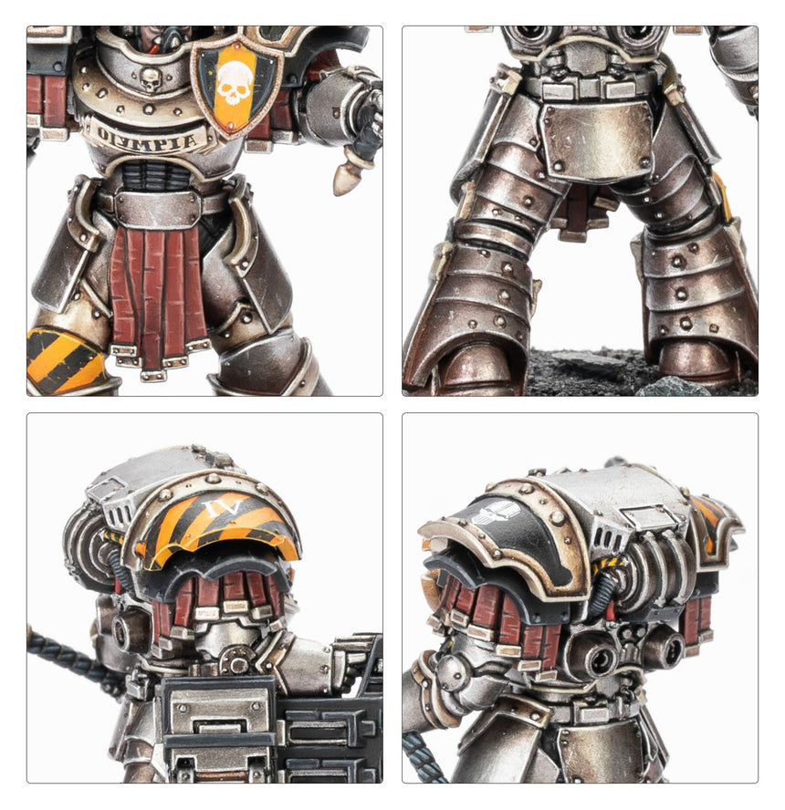 Cataphractii Terminators with Volkite Chargers and Power Mauls