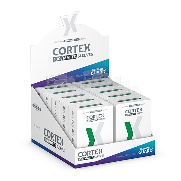 Card Sleeves: Cortex Standard Size- Matte Green (100 ct.)
