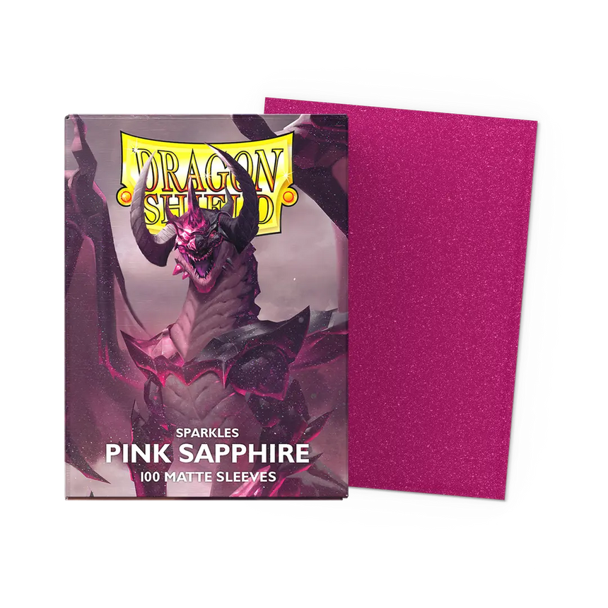 Dragon Shields - Pink Sapphire - Matte Sleeves - Standard Size
