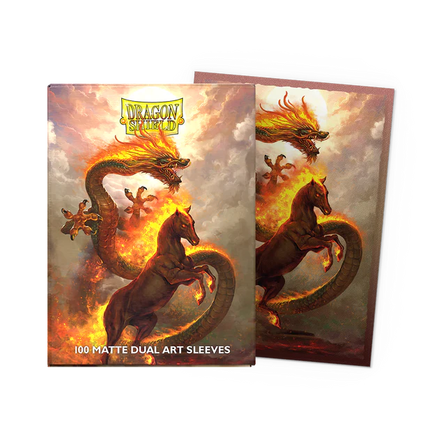 Dragon Shield: Fire Horse 2026 - Matte Dual Art Sleeves