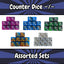 Assorted Counter Dice -/- (10 Sets)