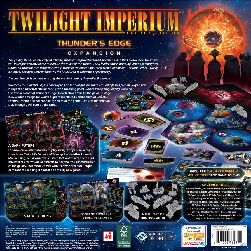 Twilight Imperium - Thunder's Edge Expansion
