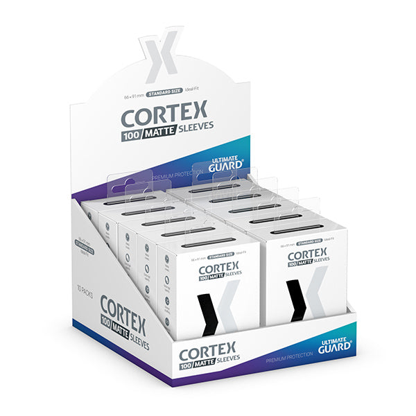 Card Sleeves: Cortex Standard Size- Matte Black (100 ct.)