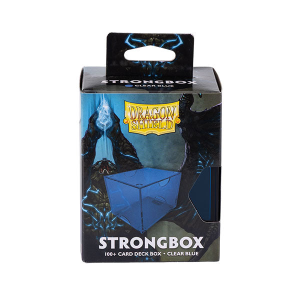 Dragon Shield Deckbox: 100+ Strongbox- Clear Blue