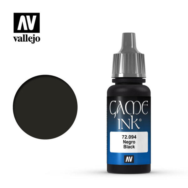 Game Color: Ink- Black  Ink, 17 ml.