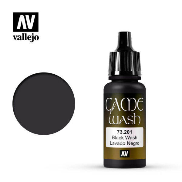 Game Color: Washes- Black Wash, 17 ml.