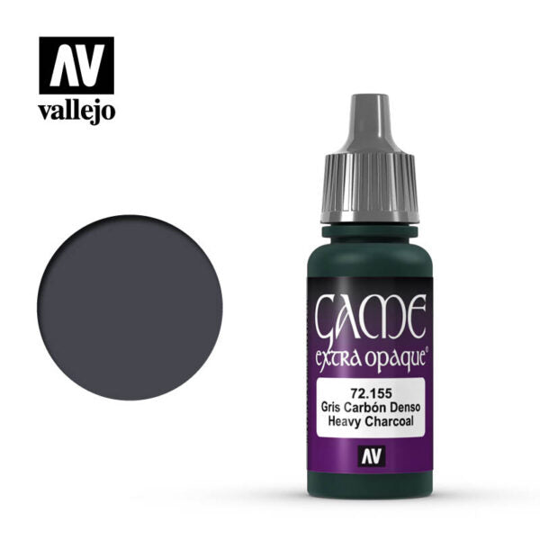 Game Color: Extra Opaque- Charcoal, 17 ml.