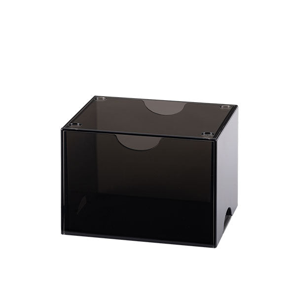 Dragon Shield Deckbox: 100+ Strongbox- Clear Black