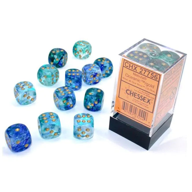 Nebula Luminary: 16mm D6 Oceanic/Gold (12)