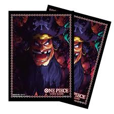 One Piece TCG Sleeves:  Official TCG+ Stores Limited Edition V3 BLACKBEARD