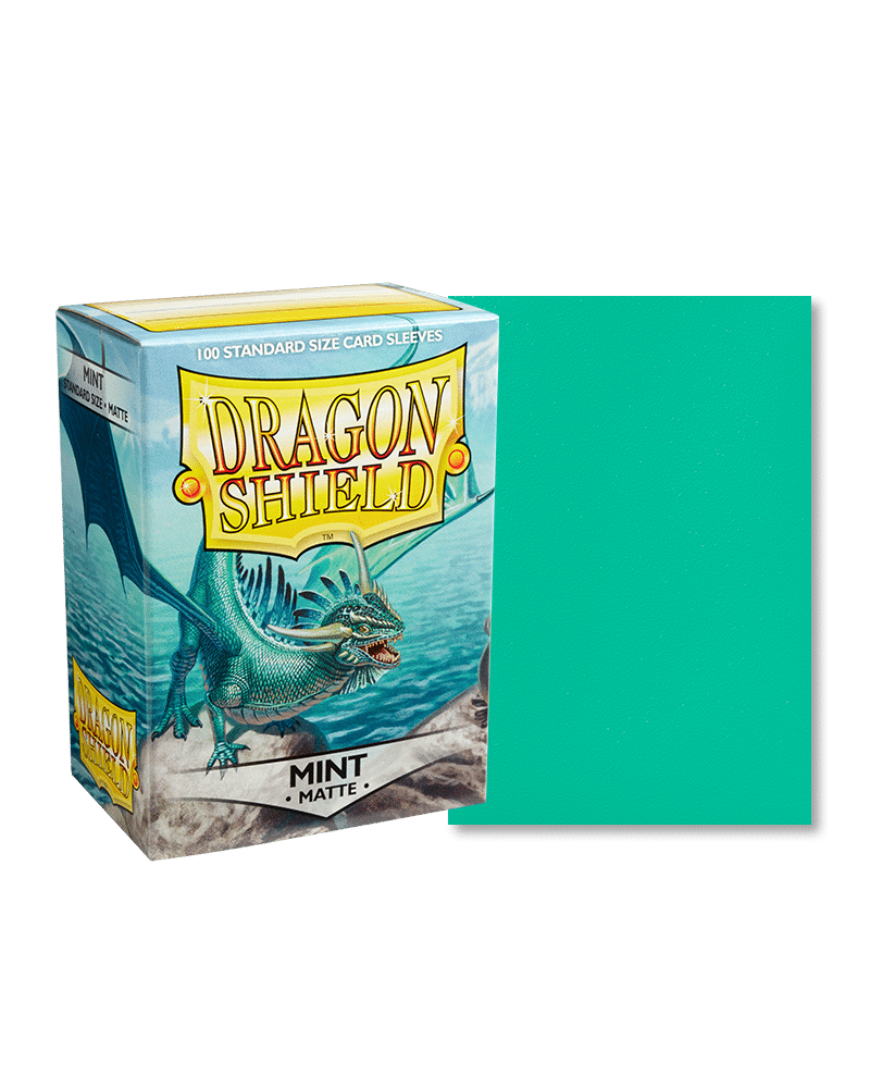 Dragon Shields: (100) Matte Mint