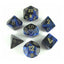 7-Die Set Gemini: Black-Blue/Gold