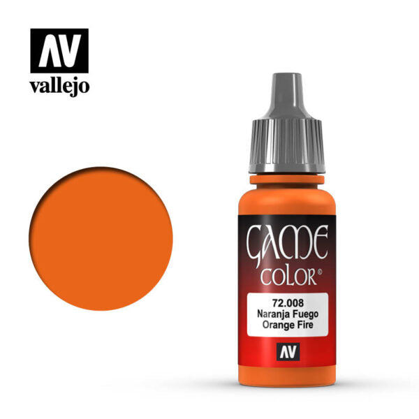 Game Color: Orange Fire, 17 ml.