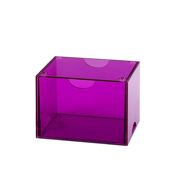 Dragon Shield Deckbox: 100+ Strongbox- Clear Purple