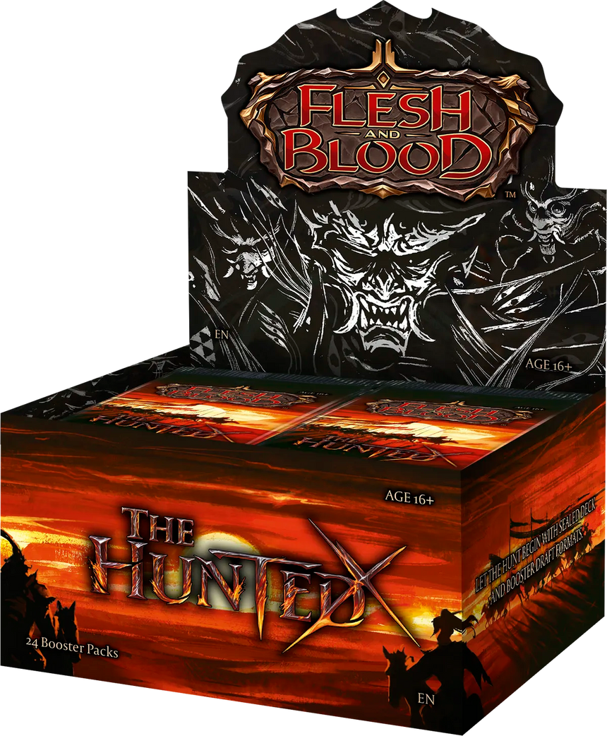 Flesh and Blood TCG: The Hunted Booster Display