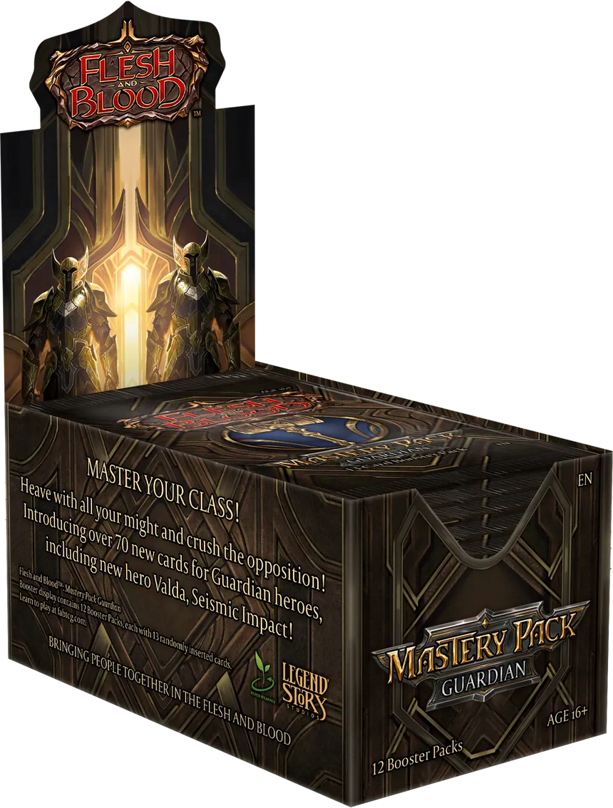 Flesh and Blood TCG: Mastery Pack Guardian Booster Display