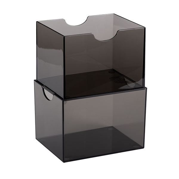 Dragon Shield Deckbox: 100+ Strongbox- Clear Black