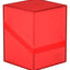 Ultimate Guard: Boulder - Standard Size - Clear Ruby 100+