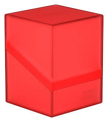 Ultimate Guard: Boulder - Standard Size - Clear Ruby 100+