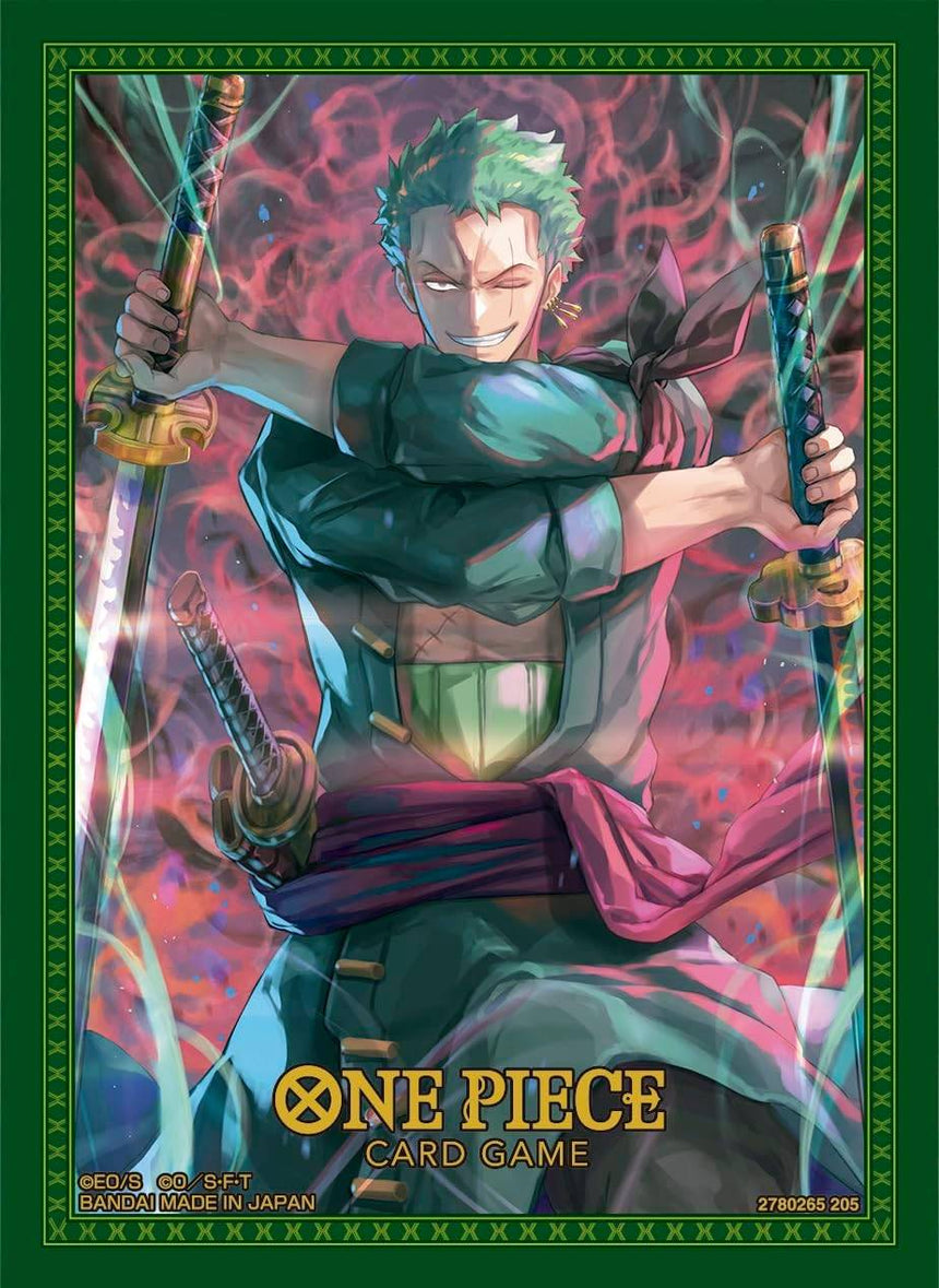 One Piece TCG - Official Sleeves - 70ct - RORONOA ZORO