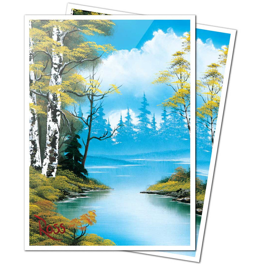 Ultra Pro - Apex Deck Protectors - Bob Ross Lakeside Path (105ct.)