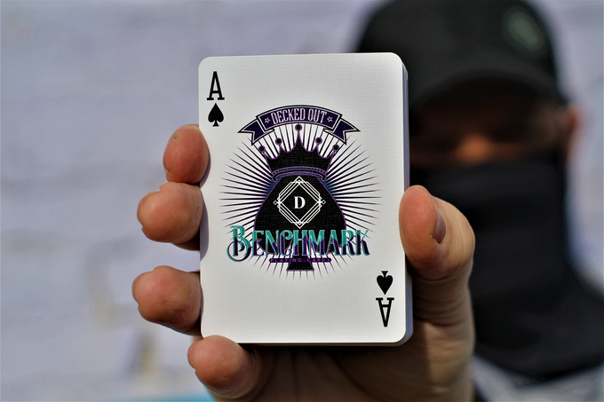 Benchmark Teal Playing Cards