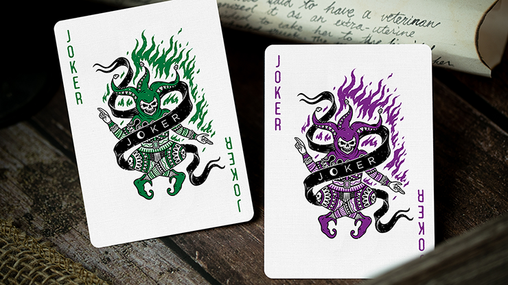 666 Dark Reserves - Purple - BAM Playing Cards (5989384978581)
