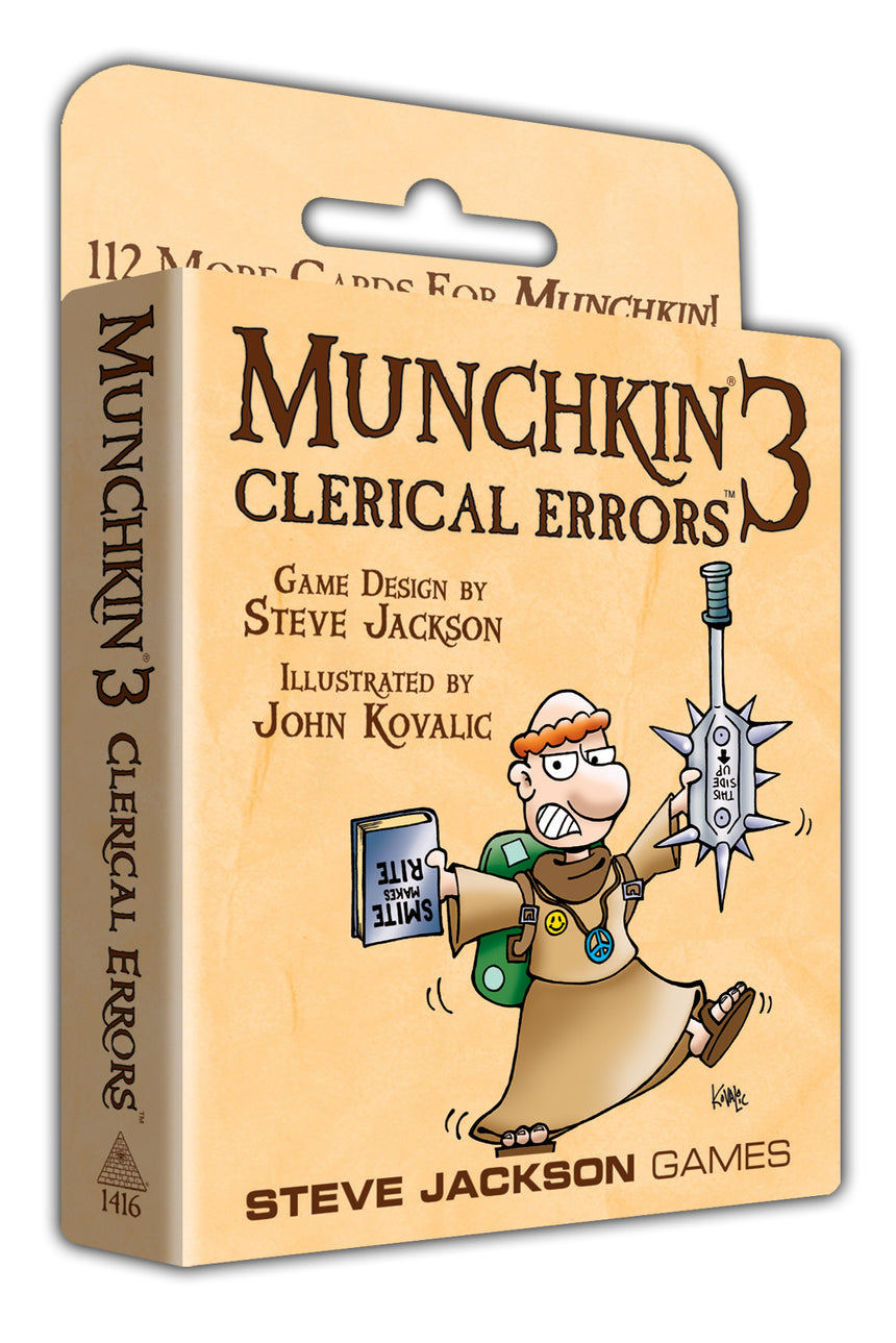 Munchkin: Munchkin 3 - Clerical Errors (Revised) (7058671206549)