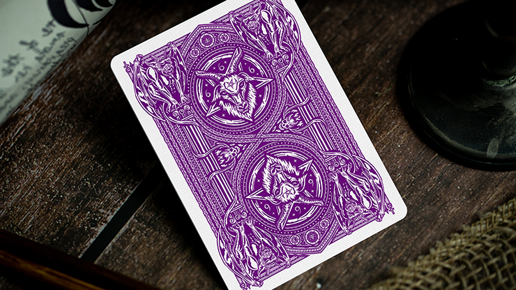 666 Dark Reserves - Purple - BAM Playing Cards (5989384978581)