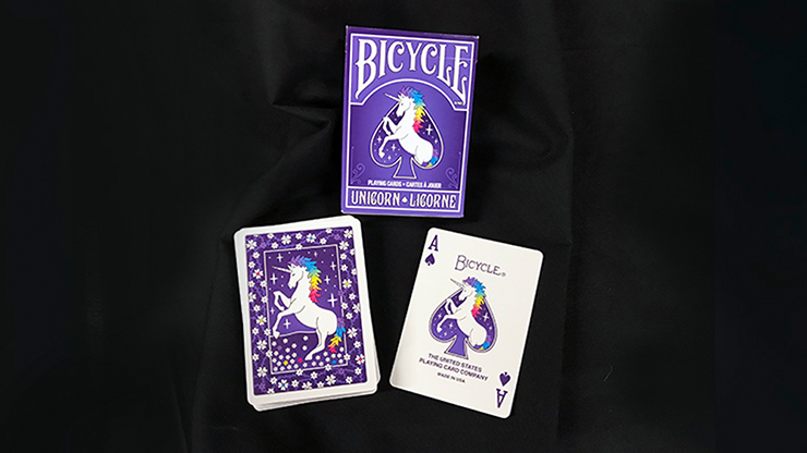Bicycle Unicorn - Purple - BAM Playing Cards (6150307774613)