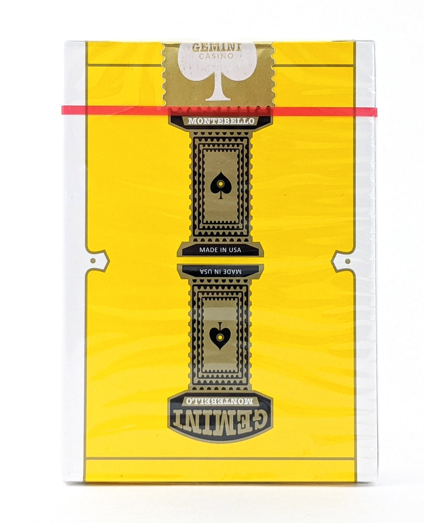 Gemini Casino Yellow - BAM Playing Cards (5542181372053)