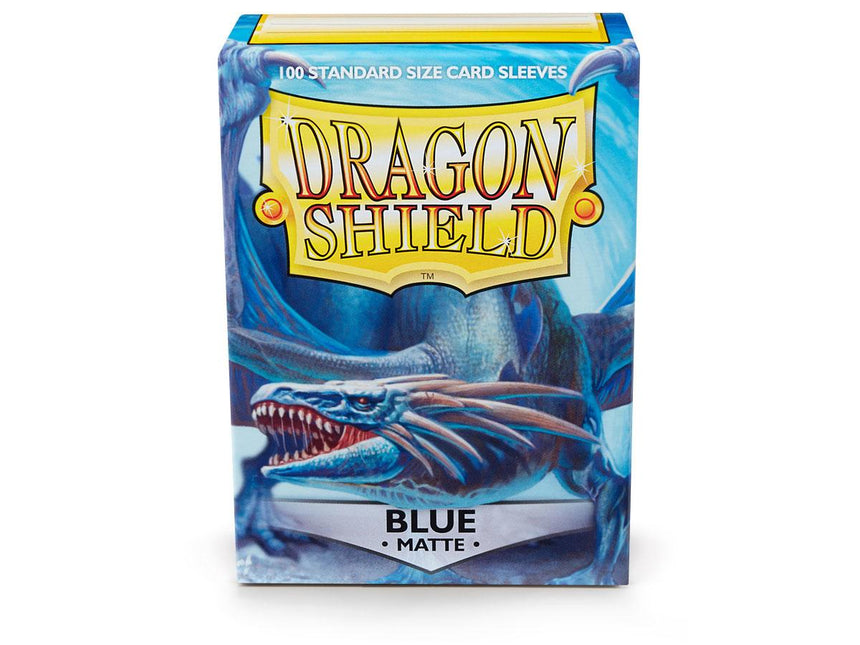 Dragon Shields: (100) Matte Blue (7108433510549)