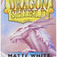 Dragon Shields: (100) Matte White (7108433412245)