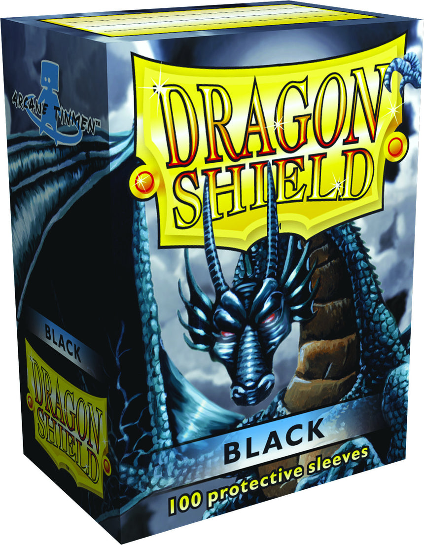 Dragon Shields: (100) Black (7043571679381)