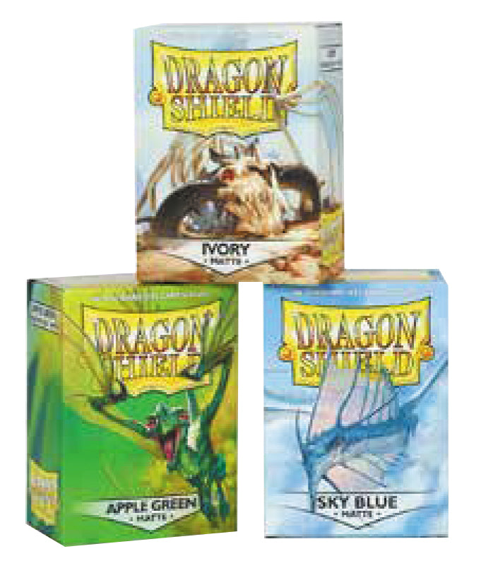 Dragon Shields: (100) Matte Sky Blue (7187770572949)