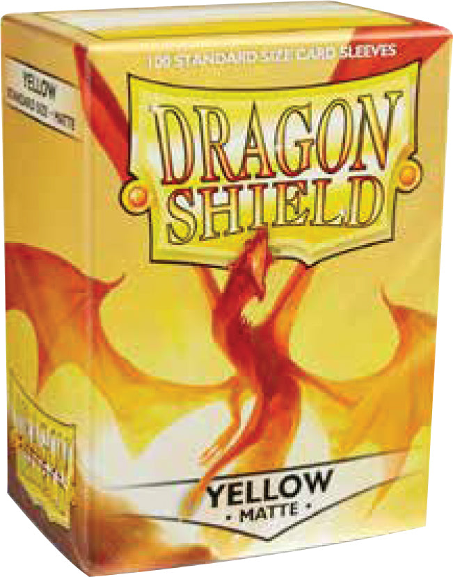 Dragon Shields: (100) Matte Yellow (7108433051797)