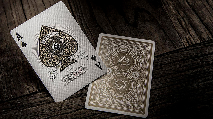 Artisan Playing Cards (White) - BAM Playing Cards (6348113150101)