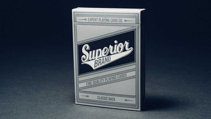 Superior (Black) Playing Cards (6386417795221)