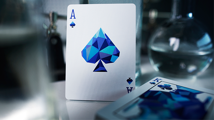 Memento Mori Blue Playing Cards (6410913513621)