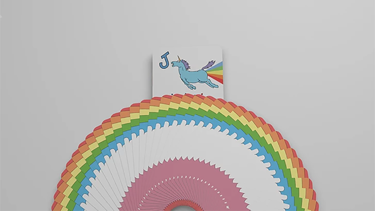 Rainbow Unicorn Fun Time! Playing Cards (6750778818709)
