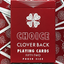 Choice Cloverback (Red) Playing Cards (6431784173717)