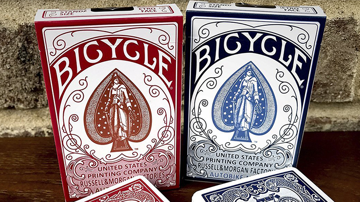 Bicycle AutoBike No. 1 (Blue) Playing Cards - BAM Playing Cards (6365192388757)