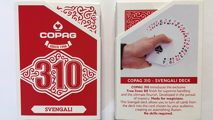 Copag 310 Svengali (Red) Playing Cards (6681290604693)