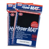 Sleeves: Full Size Hyper Matte Black (100) USA Pack