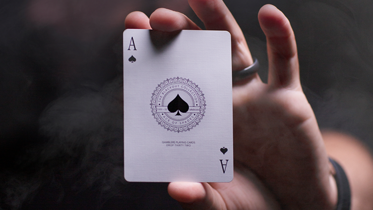 Gambler's Playing Cards (Borderless Black) (6531569549461)
