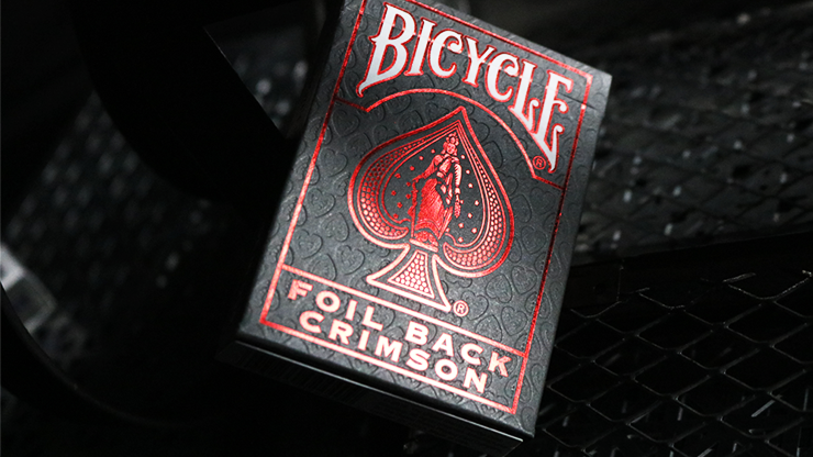 Bicycle Rider Back Crimson Luxe (Red) Version 2 - BAM Playing Cards (6410904567957)