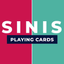 Sinis (Raspberry and Black) Playing Cards (6634900324501)